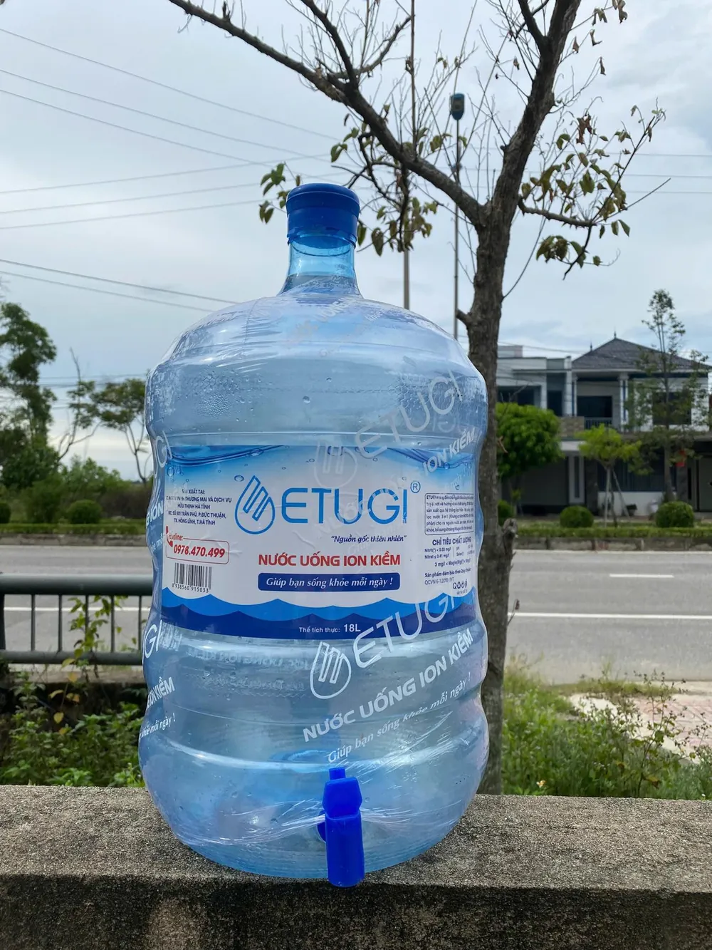 Bình ETUGI 18 L, ảnh chụp thực tế