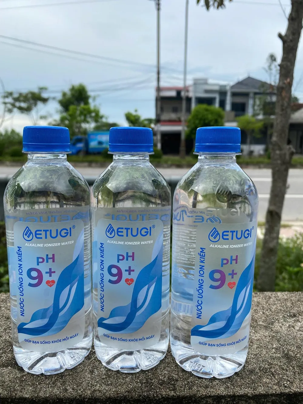 Ba chai ETUGI 350 ml nắp xanh