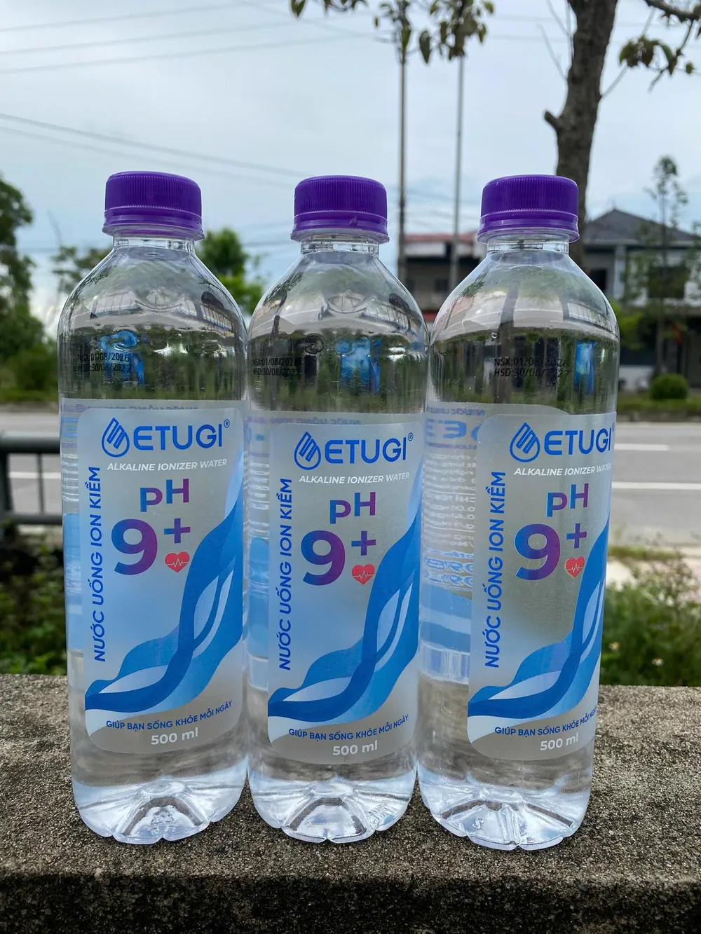 Ba chai ETUGI 500 ml nắp tím